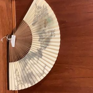 Japanese Fan & 2 Authentic Kerchiefs